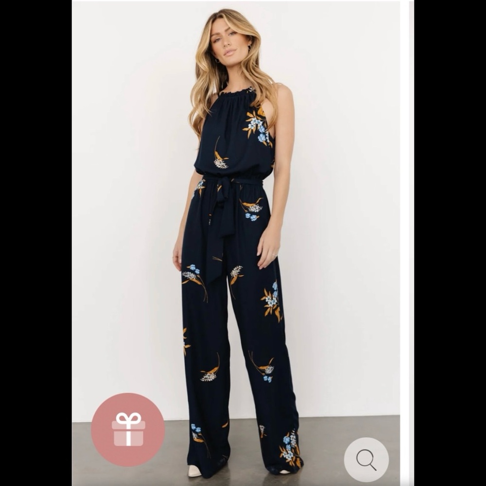 Baltic Born Alameda Halter Jumpsuit NWT